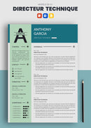 cv directeur technique exemple