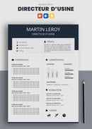 cv directeur usine exemple