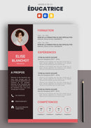 cv éducatrice exemple