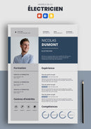 cv électricien exemple
