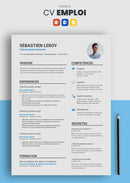 cv gratuit sans payer bleu