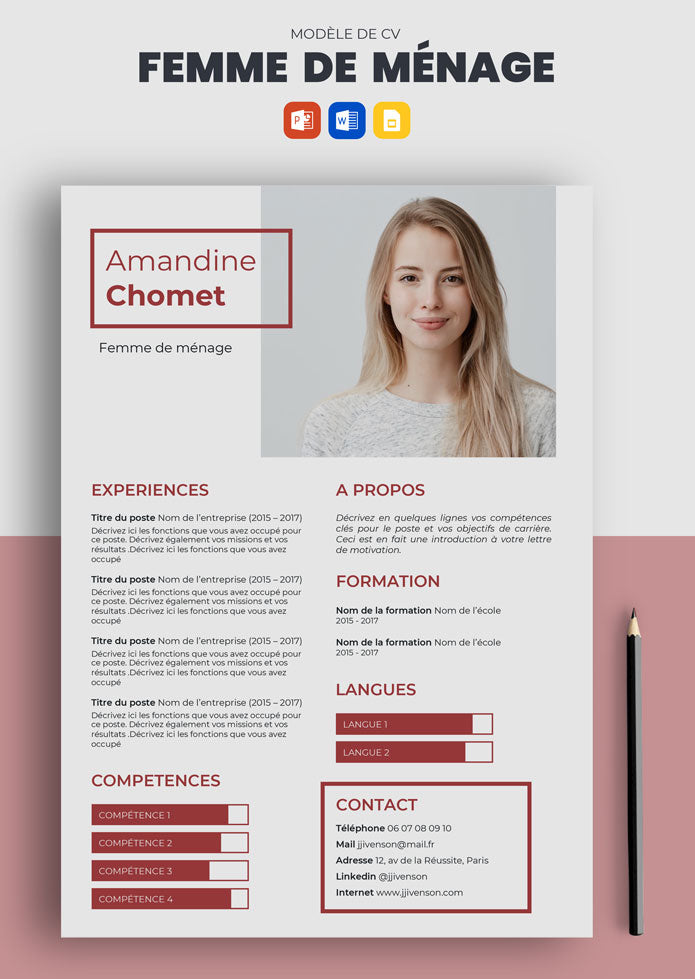 CV Femme De M nage T l charger Exemples CV Market cv-femme-de-m-nage-t-l-charger-exemples-cv-market