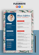 cv fleuriste exemple