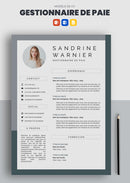 cv gestionnaire de paie exemple