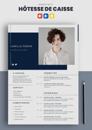 cv hôtesse de caisse exemple