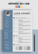 cv hôtesse de l'air exemple