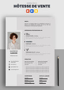 cv hôtesse de vente exemple