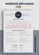 cv ingénieur mécanique
