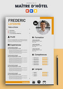 cv maitre d'hôtel
