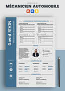 cv mécanicien automobile exemple