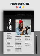 cv photographe exemple