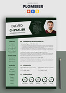 cv plombier chauffagiste exemple