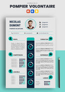 cv pompier volontaire exemple