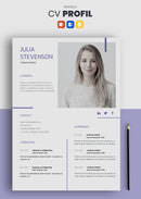 modèle cv profil