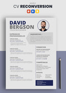 cv reconversion bleu