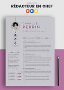 cv redacteur en chef exemple