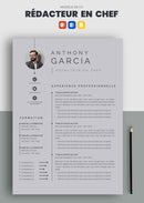 cv redacteur en chef