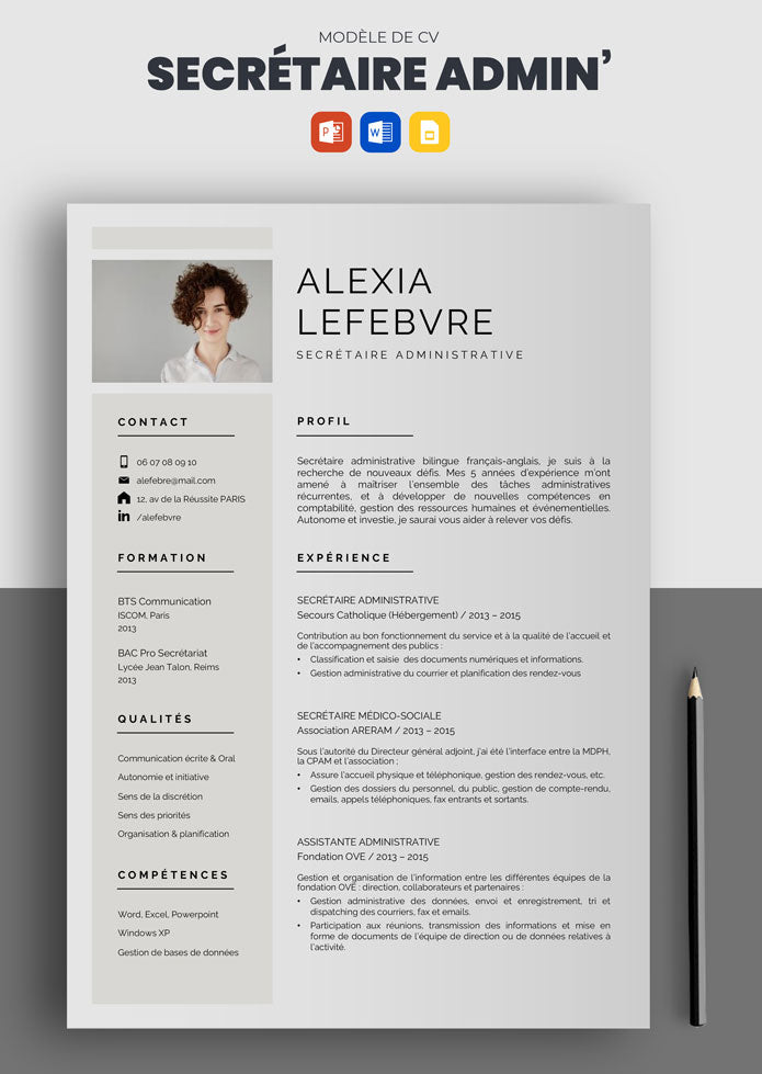 CV Secr taire Administrative T l charger CV Market cv-secr-taire-administrative-t-l-charger-cv-market