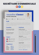 cv secrétaire commerciale
