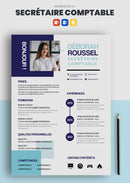 cv secrétaire comptable