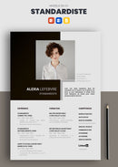 cv standardiste exemple