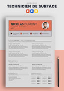 cv technicien de surface exemple