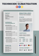 cv technicien froid et climatisation