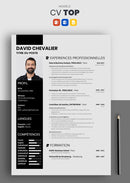 cv gratuit à télécharger noir et blanc