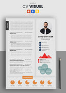 cv visuel multicolor