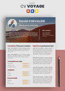 cv gratuit à remplir avec fond