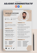 exemple cv adjoint administratif