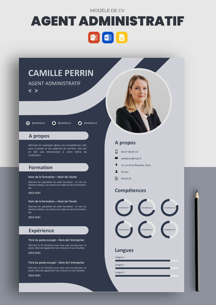 CV Agent Administratif T l charger Exemples CV Market cv-agent-administratif-t-l-charger-exemples-cv-market