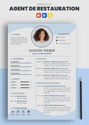 exemple cv agent de restauration