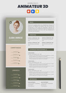 exemple cv animateur 3d