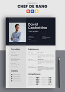 exemple cv chef de rang