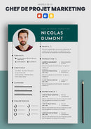 exemple de cv chef de projet marketing
