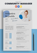 exemple de cv community manager