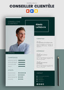 exemple de cv conseiller clientèle