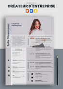 exemple cv créateur d'entreprise