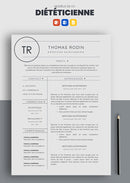 exemple de cv diététicienne