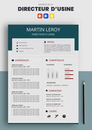 exemple cv directeur usine