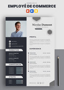 exemple de CV employé libre-service