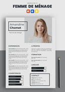 exemple cv femme de ménage