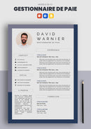 exemple de cv gestionnaire de paie