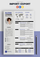 exemple de cv commercial import-export
