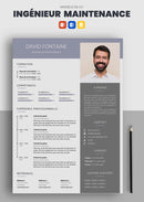 exemple cv ingénieur maintenance