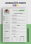 exemple cv journaliste pigiste