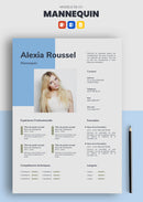 exemple cv mannequin