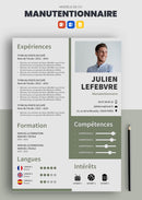 exemple cv manutentionnaire