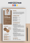 exemple cv préparateur de commande